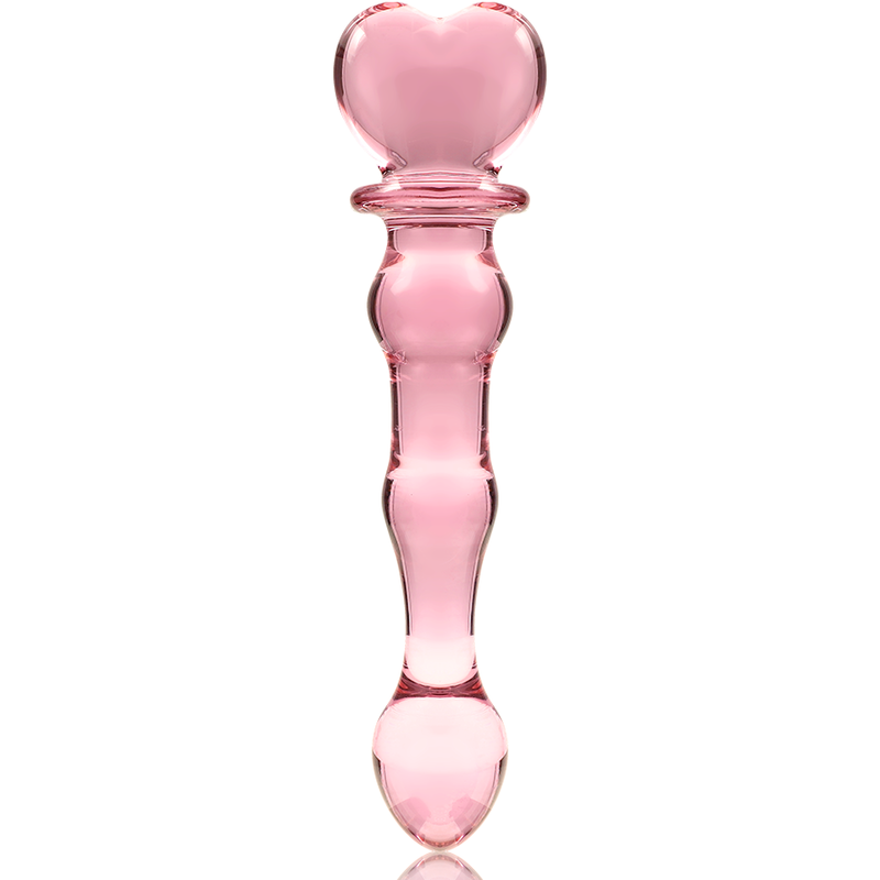 NEBULA SERIES BY IBIZA - MODELO 21 DILDO CRISTAL BOROSILICATO TRANSPARENTE 20.5 CM -O- 3.5 CM