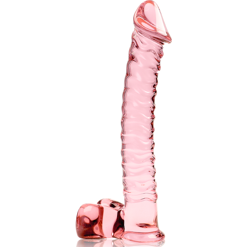 NEBULA SERIES BY IBIZA - MODELO 23 DILDO CRISTAL BOROSILICATO TRANSPARENTE 21.5 CM -O- 4 CM