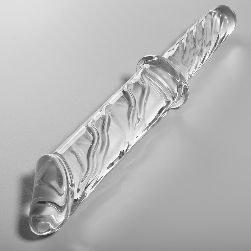 NEBULA SERIES BY IBIZA - MODELO 24 DILDO CRISTAL BOROSILICATO TRANSPARENTE 28.5 CM -O- 5 CM