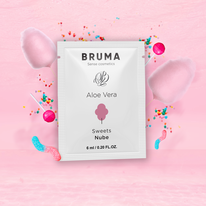 BRUMA - GEL DESLIZANTE CON ALOE VERA SABOR A NUBE 6 ML