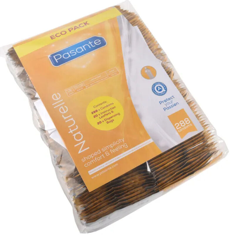 PASANTE - ECO CONDOM PACK NATURELLE BAG 288 UNITS