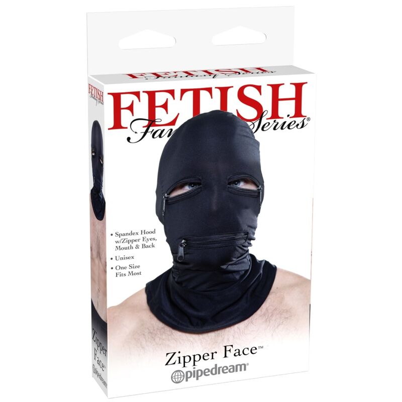 FETISH FANTASY SERIES - BALABILA WITH ZIPPERS BLACK