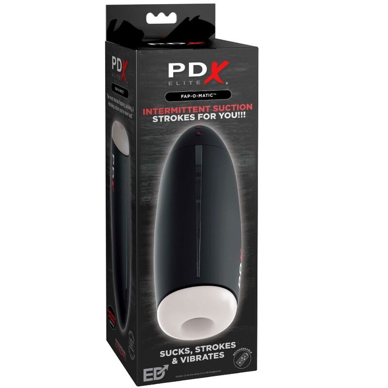 PDX ELITE - MASTURBADOR STROKER FAP-O-MATIC SUCCION & VIBRADOR