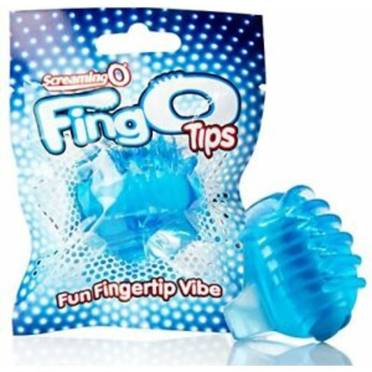 SCREAMING O - ANILLO PARA DEDOS FINGO TIPS AZUL