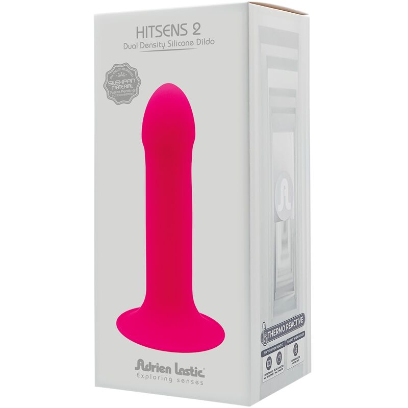 ADRIEN LASTIC - HITSENS 2 PINK SILICONE DILDO