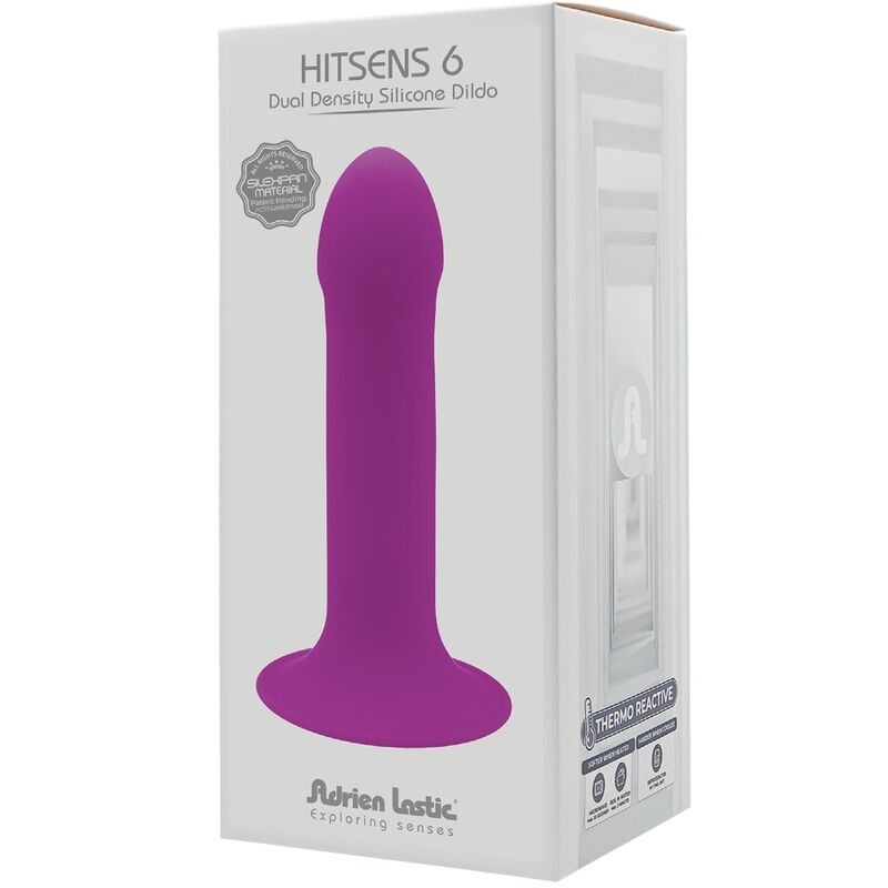 ADRIEN LASTIC - HITSENS 6 VIOLET SILICONE DILDO