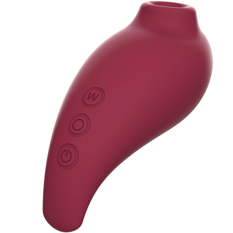 ADRIEN LASTIC - INSPIRATION SUCCIONADOR CLITORIS + HUEVO VIBRADOR ROJO - APP GRATUITA