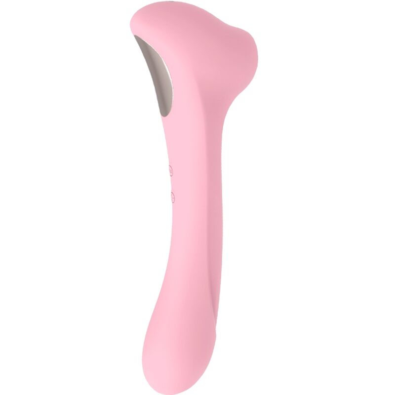 FEMINTIMATE - DAISY MASSAGER SUCCIONADOR Y VIBRADOR ROSA