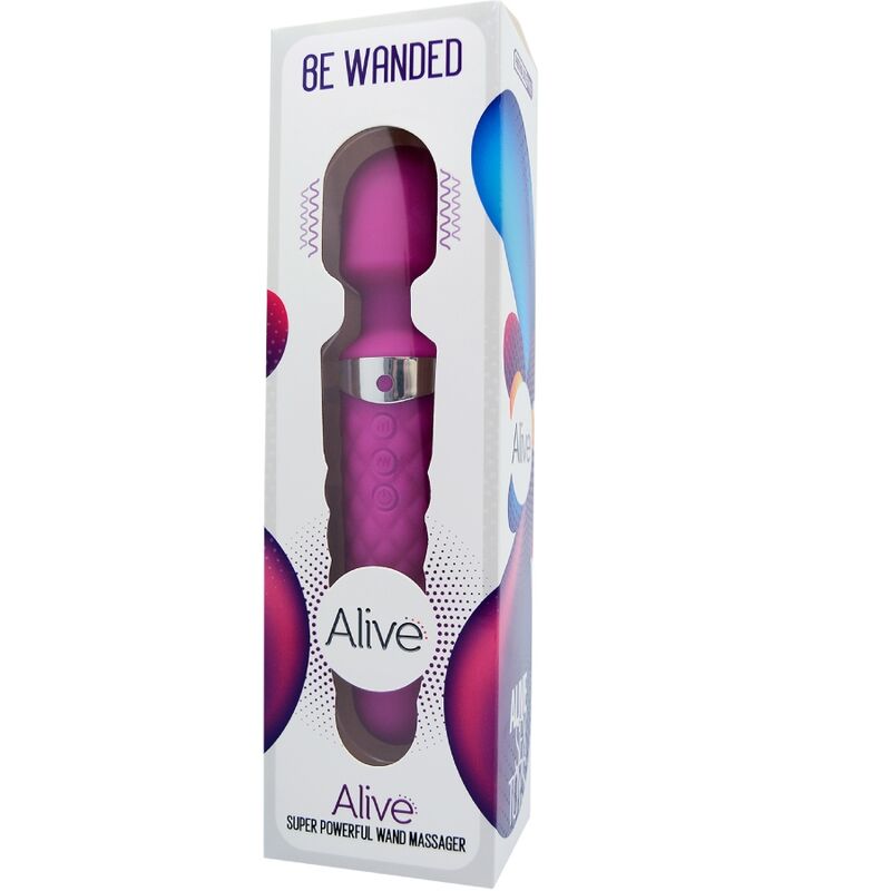 ALIVE - BE WANDED VIOLET VIBRATOR MASSAGER