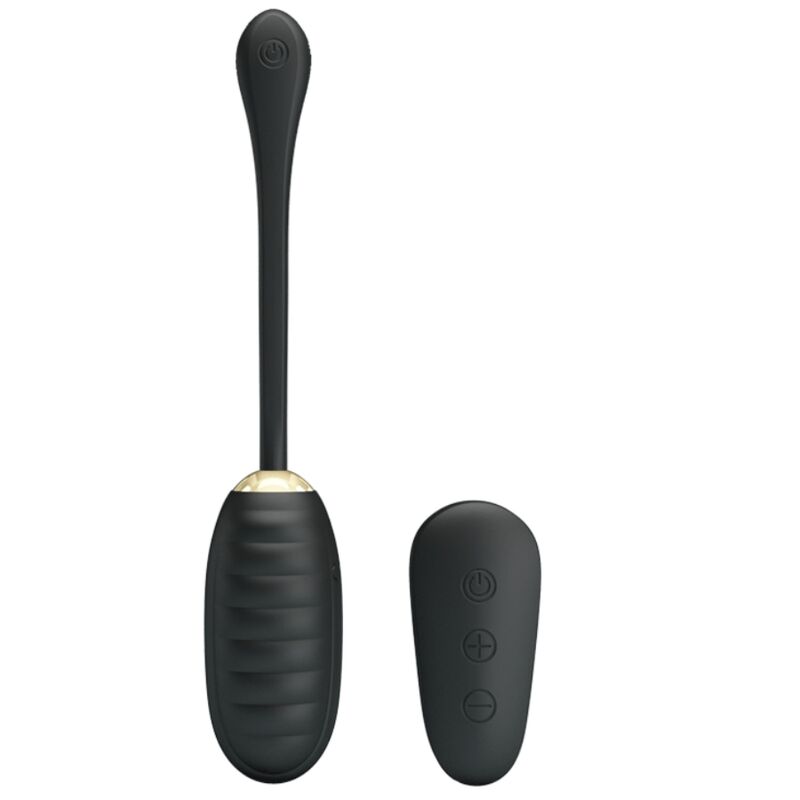 PRETTY LOVE - DOREEN HUEVO VIBRADOR DE LUJO RECARGABLE NEGRO