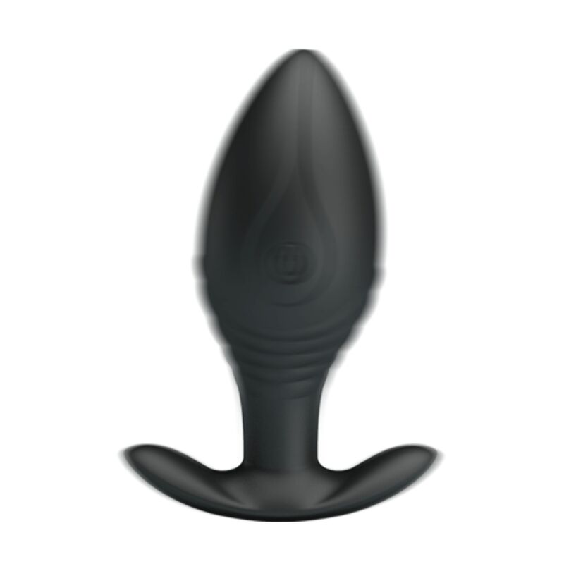 PRETTY LOVE - REGINA PLUG ANAL VIBRADOR RECARGABLE NEGRO