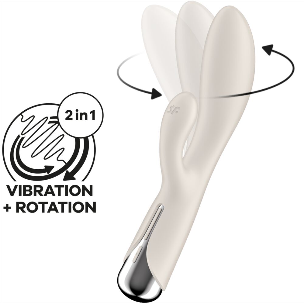 SATISFYER - SPINNING RABBIT 1 CLITORIS AND RED G-SPOT STIMULATION