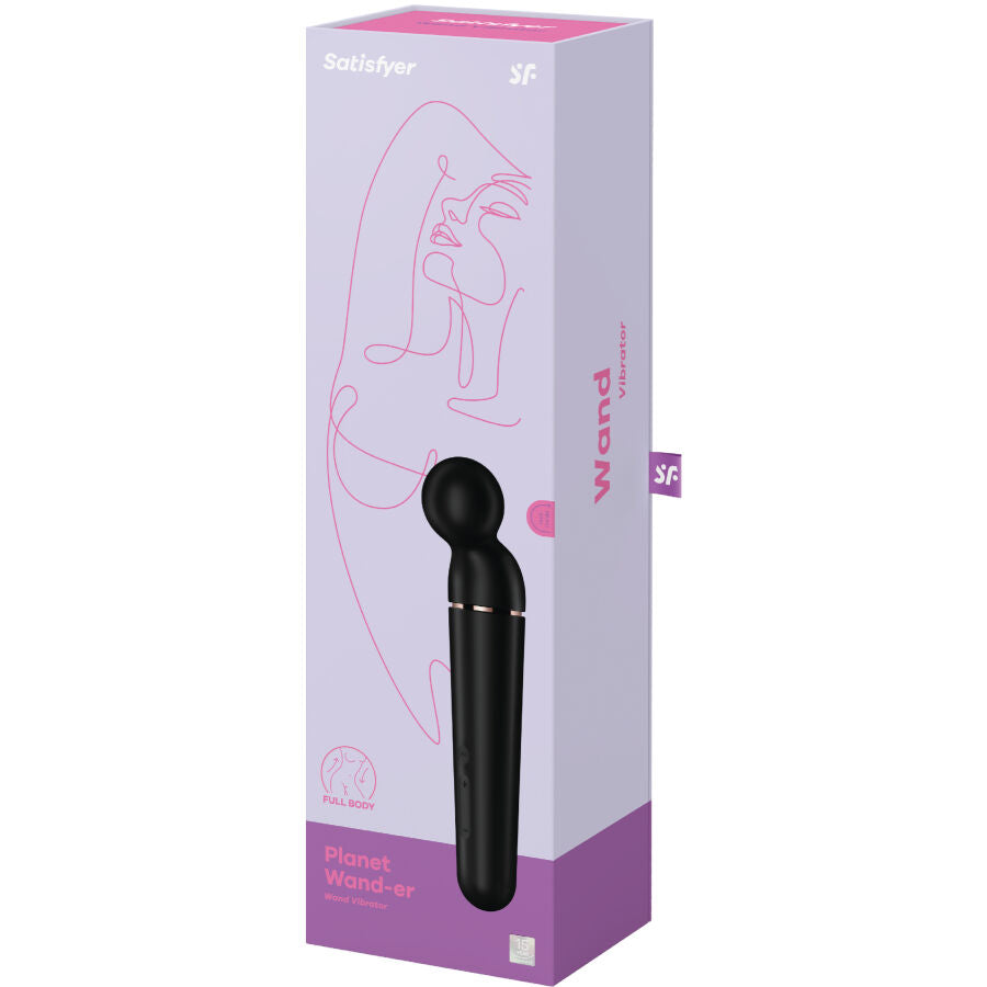 SATISFYER - PLANET WAND-ER BERRY VIBRATOR MASSAGER