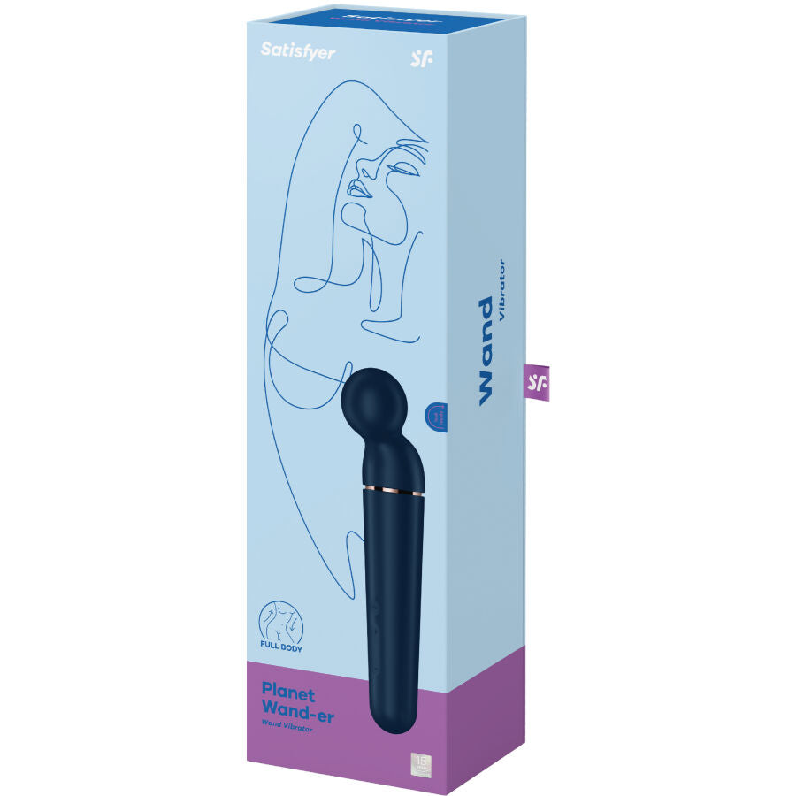 SATISFYER - PLANET WAND-ER BERRY VIBRATOR MASSAGER