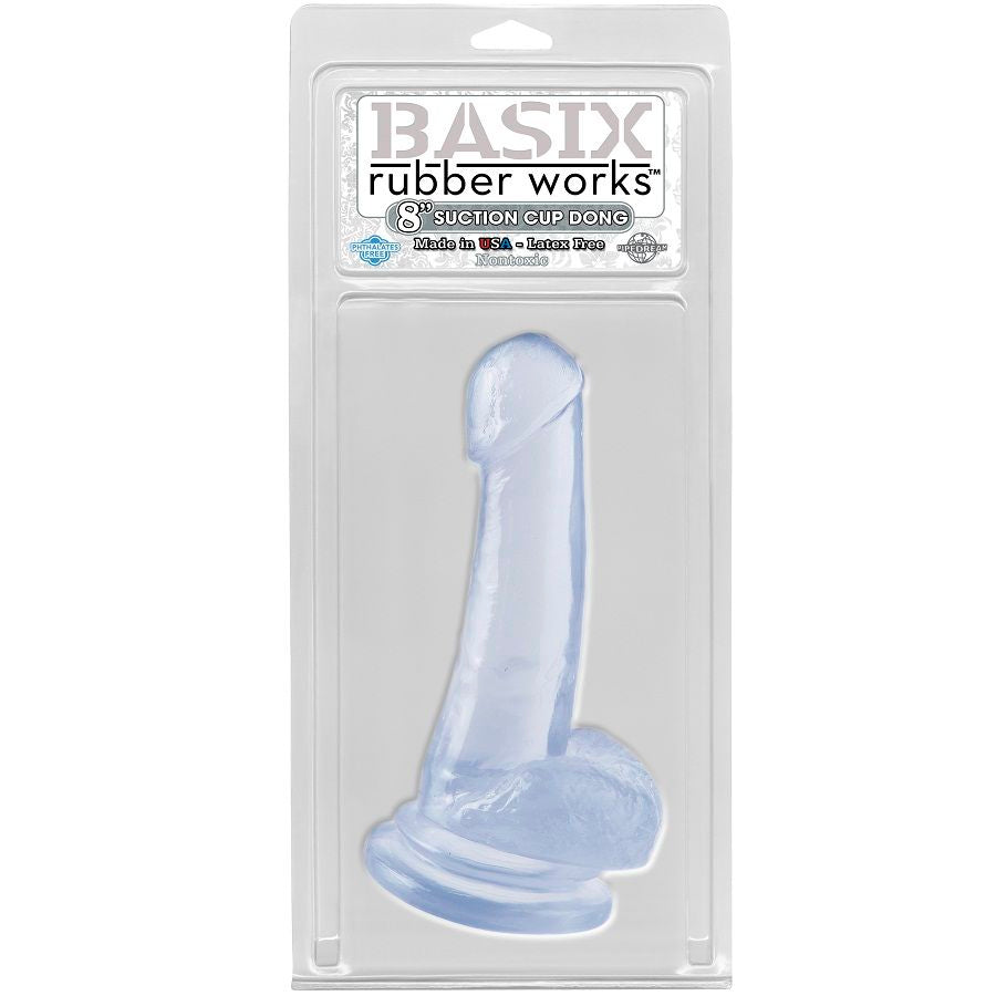 BASIX - PENE DE GELATINA SUCCION TRANSPARENTE 18 CM