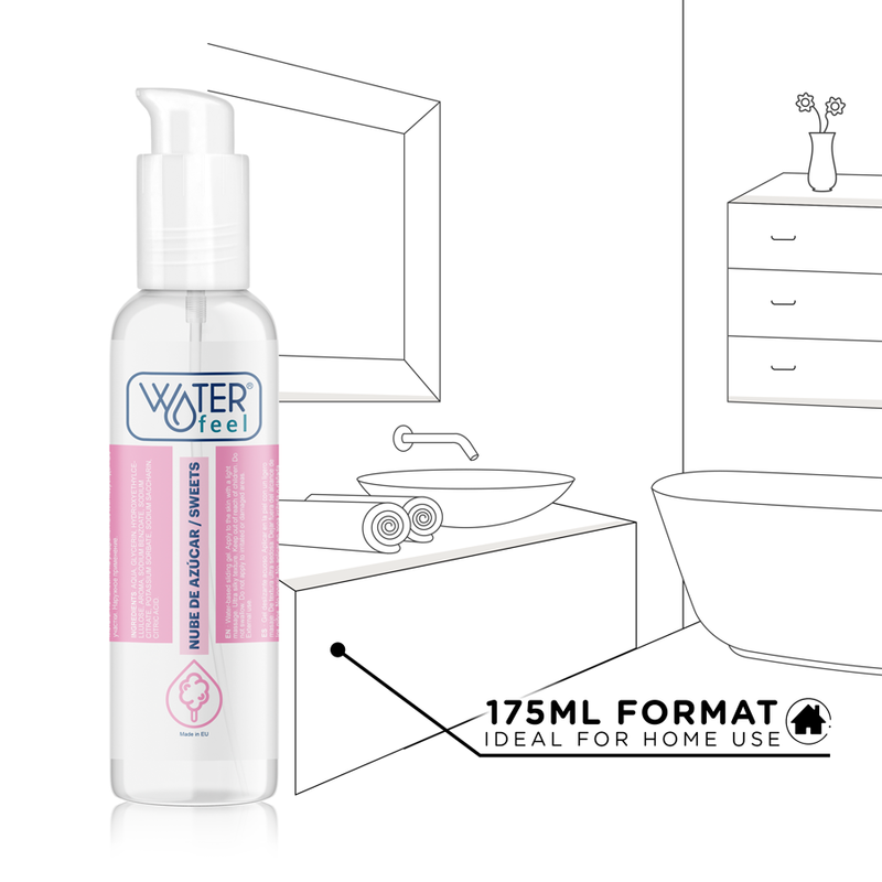 WATERFEEL - LUBRICANTE  NUBE DE AZÚCAR 175 ML