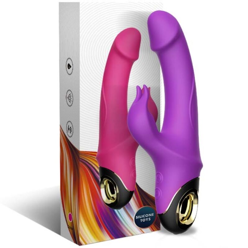 ARMONY - METEROR DILDO VIBRADOR RABBIT ROTADOR VIOLETA