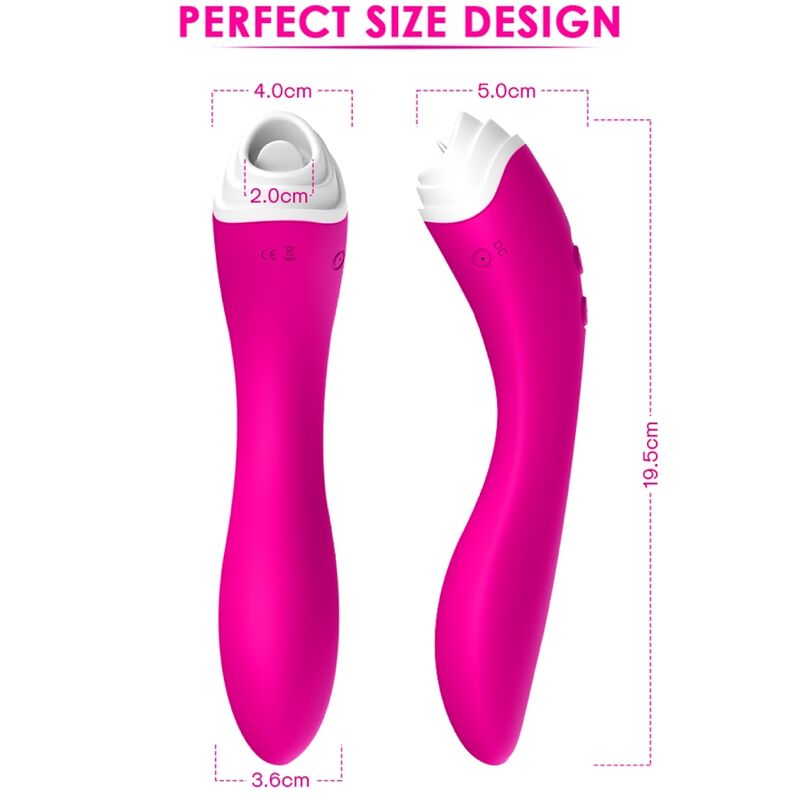 ARMONY - FAIRYLAND ESTIMULADOR CON LENGUA CLITORIS & VIBRADOR FUCISA