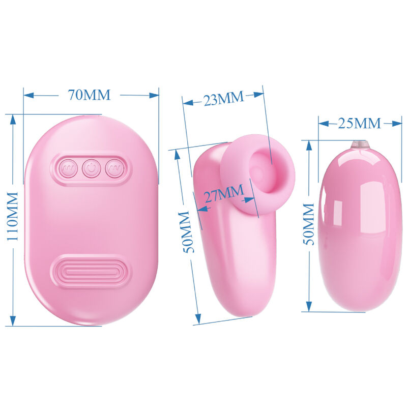 PRETTY LOVE - MAGIC BOX VIBRATING BULLET &amp; PINK STIMULATOR