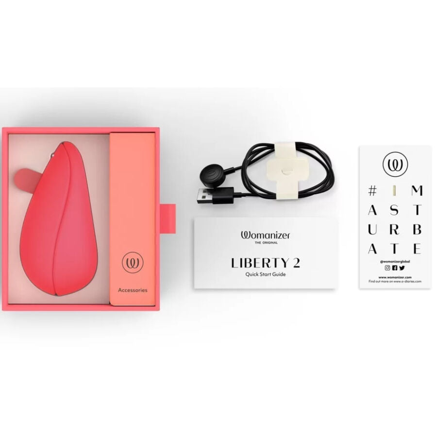 WOMANIZER - LIBERTY 2 ESTIMULADOR & SUCCIONADOR CLITORIS VERDE CLARO