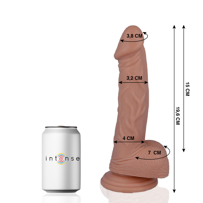 MR INTENSE - 16 PENE REALISTICO 19.6 CM -O- 3.2 CM