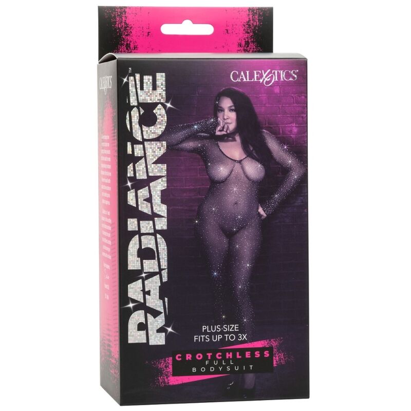 CALEXOTICS - RADIANCE BODY ENTERO PEDRERÍA SIN ENTREPIERNA TALLA GRANDE