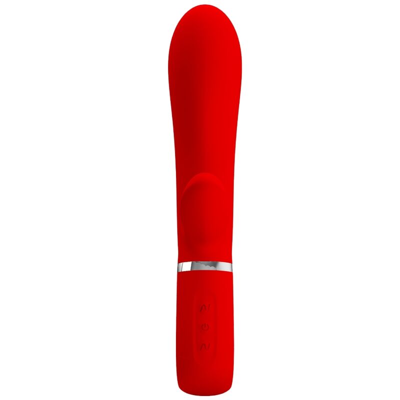 PRETTY LOVE - THOMAS VIBRADOR PUNTO G MULTIFUNCIÓN ROJO