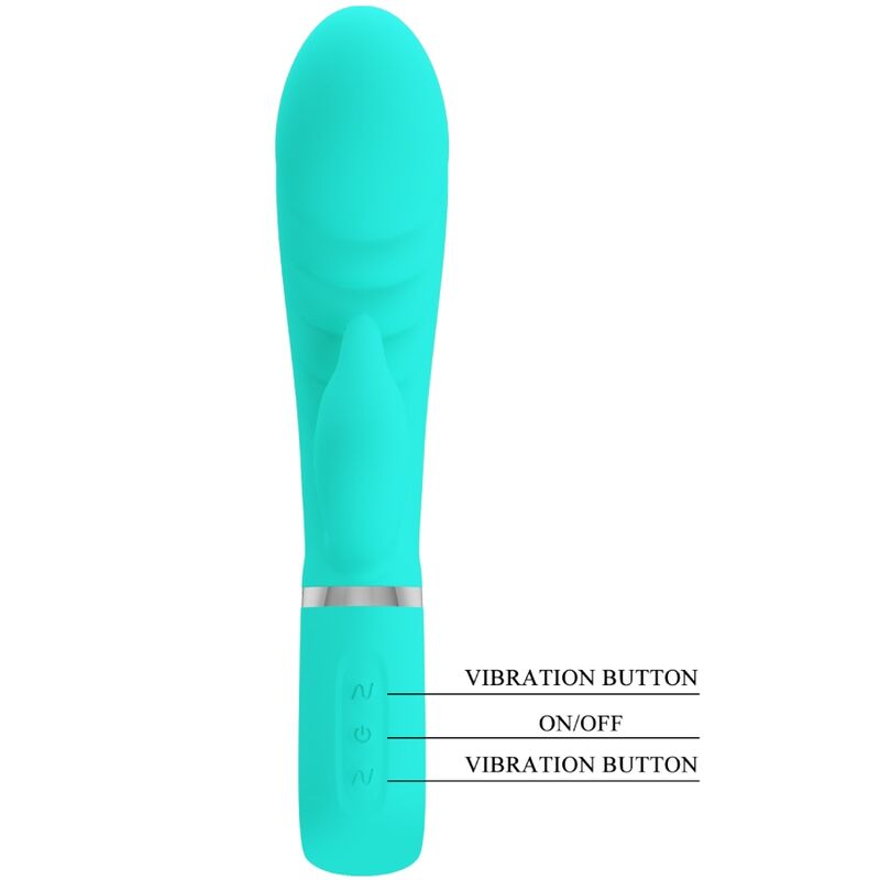 PRETTY LOVE - PRESCOTT MULTIFUNCTION G-SPOT VIBRATOR WATER GREEN