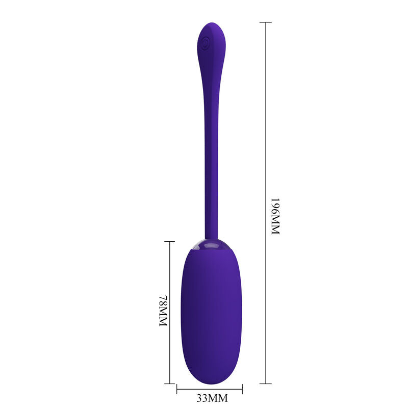 PRETTY LOVE - JULIUS WATERPROOF &amp; RECHARGEABLE LILAC VIBRATING EGG