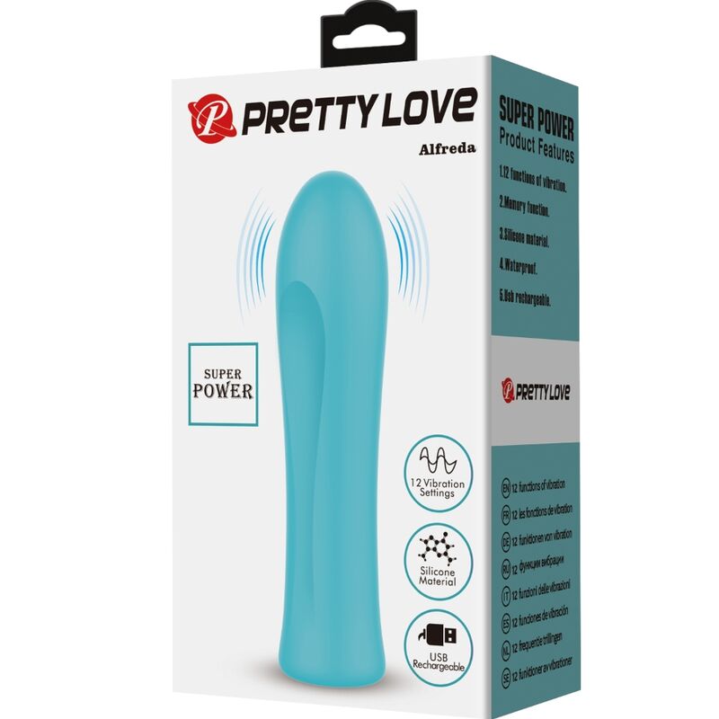 PRETTY LOVE - ALFREDA VIBRADOR SUPER POWER VERDE AGUA