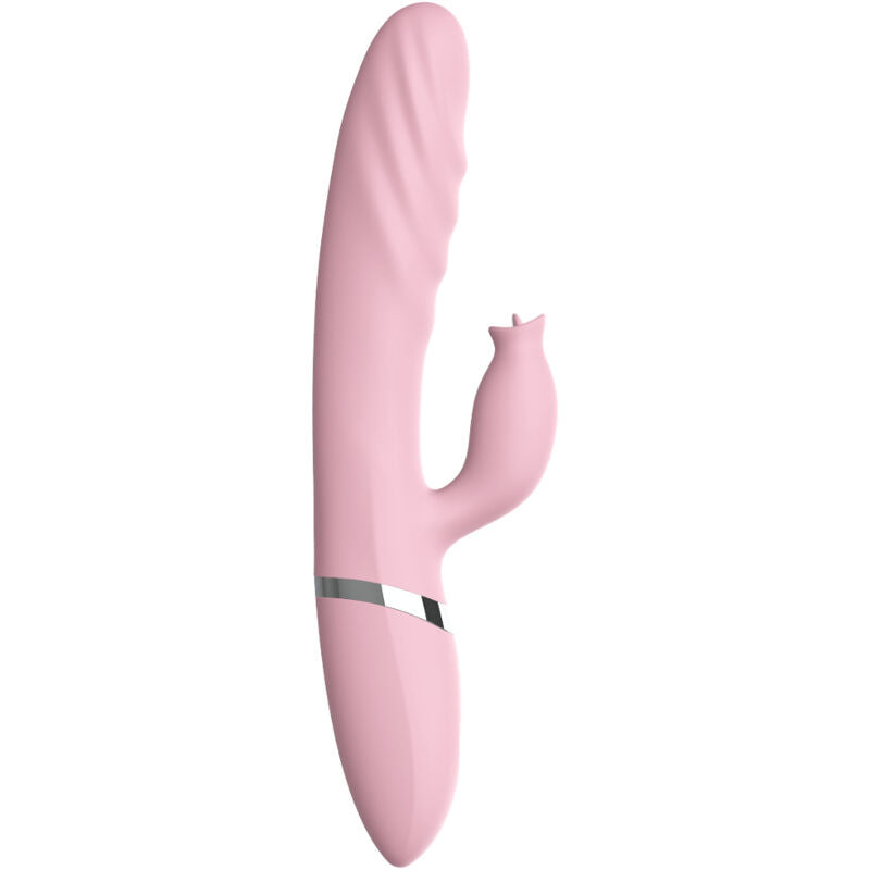 ARMONY - VIBRADOR & THRUSTING CON LENGUA EFECTO CALOR ROSA