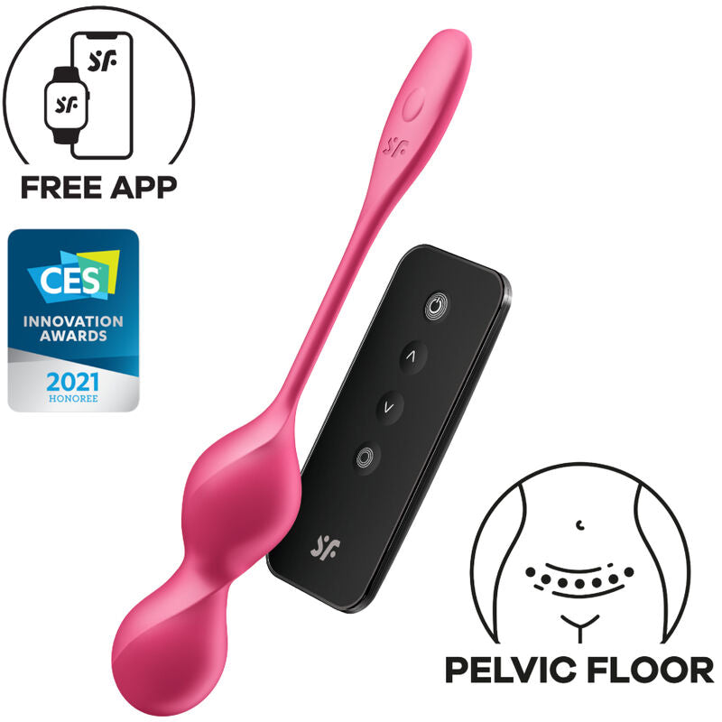 SATISFYER - LOVE BIRDS 2 BOLAS KEGEL VIBRADORAS + APP GRATUITA