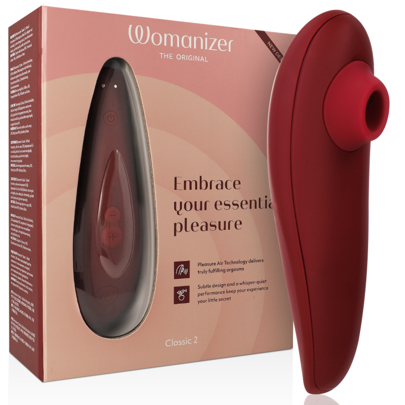 WOMANIZER - CLASSIC 2 BURGUNDY CLITORIS STIMULATOR