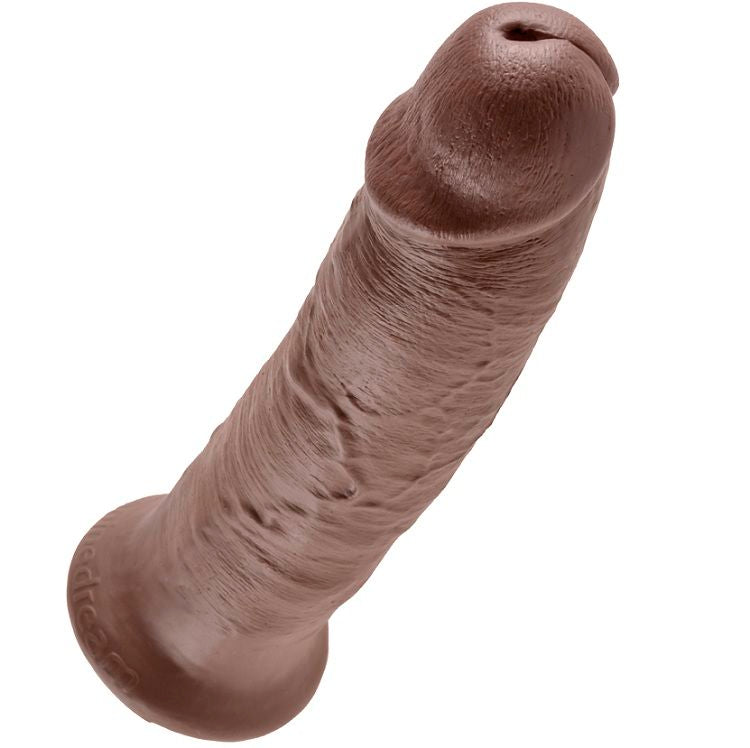 KING COCK - 10 PENE MARRON 25.4 CM