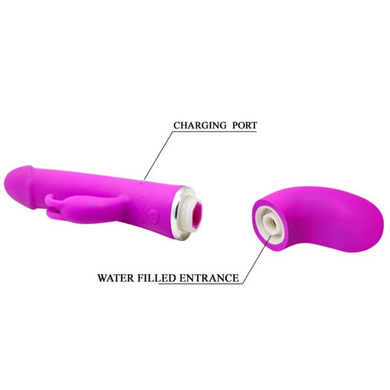 PRETTY LOVE - VIBRADOR HENRY 12 MODOS DE VIBRACION Y FUNCION SQUIRT