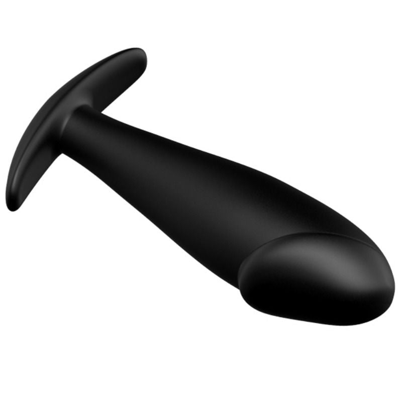 PRETTY LOVE - SILICONE ANAL PLUG FORM PENIS AND 12 VIBRATION MODES BLACK