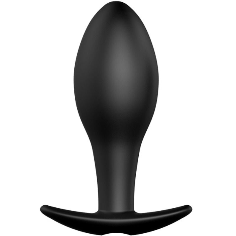 PRETTY LOVE - ANCHOR FORM SILICONE ANAL PLUG 12 VIBRATION MODES BLACK