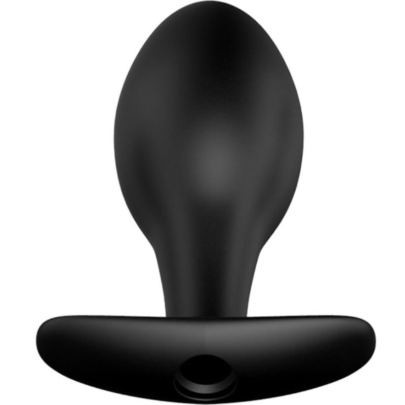 PRETTY LOVE - ANCHOR FORM SILICONE ANAL PLUG 12 VIBRATION MODES BLACK