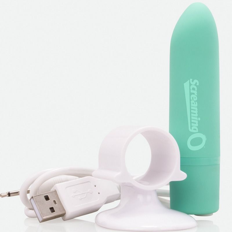 SCREAMING O - POSITIVE GREEN RECHARGEABLE MASSAGER