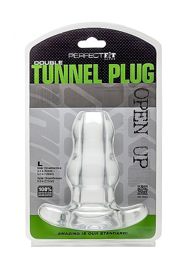 PERFECT FIT BRAND - LARGE TRANSPARENT XL DOUBLE TUNNEL PLUG