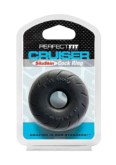 PERFECT FIT BRAND - SILASKIN ANILLO CRUISER FAT BOY NEGRO