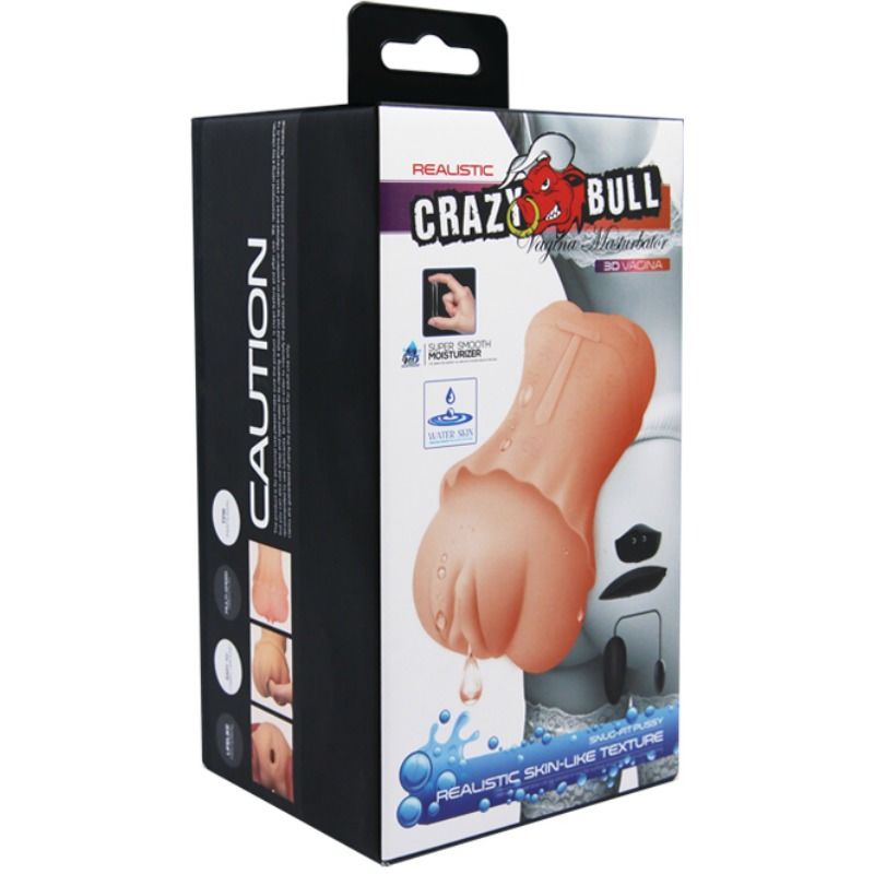 CRAZY BULL - MASTURBADOR WATER SKIN VAGINA CON BALA VIBRADORA 2