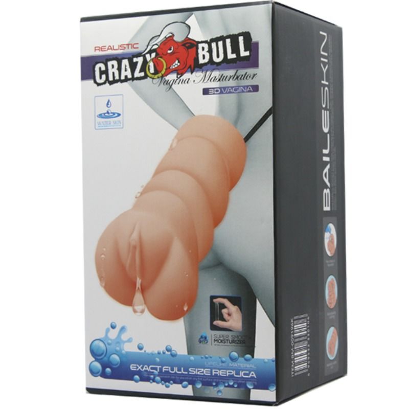 CRAZY BULL - MASTURBADOR WATER SKIN MODELO VAGINA 3