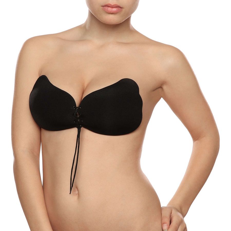 BYE-BRA - LACE-IT PUSH-UP ENHANCEMENT BLACK D CUP