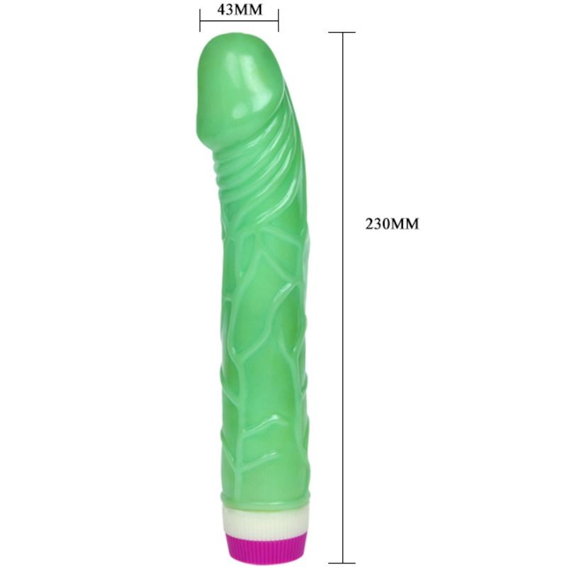 BAILE - WAVES OF PLEASURE VIBRADOR 23 CM VERDE