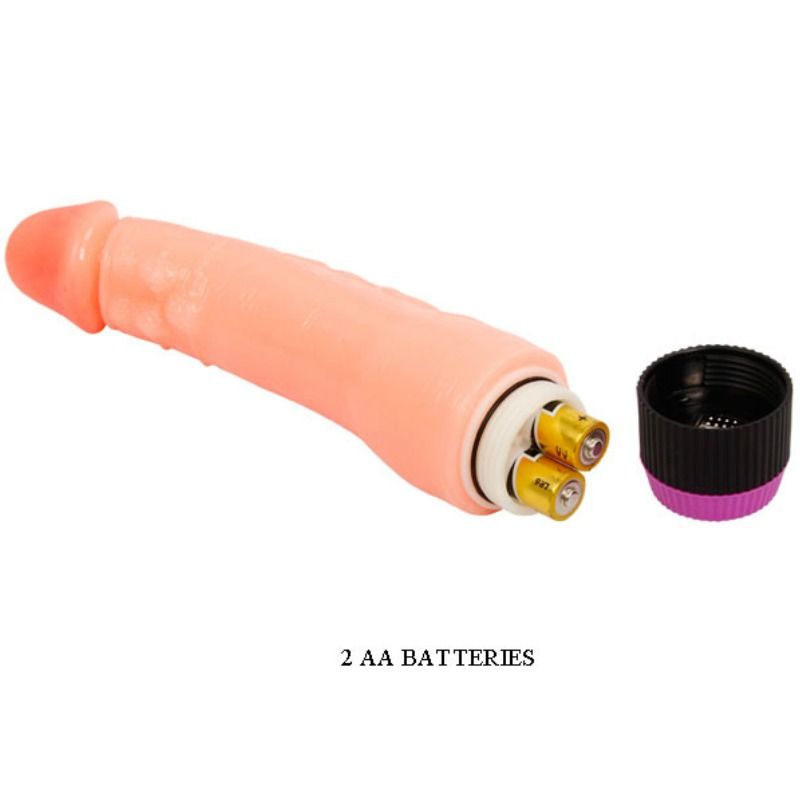 BAILE - VIBRADOR REALISTICO FLEXIBLE NATURAL 24 CM