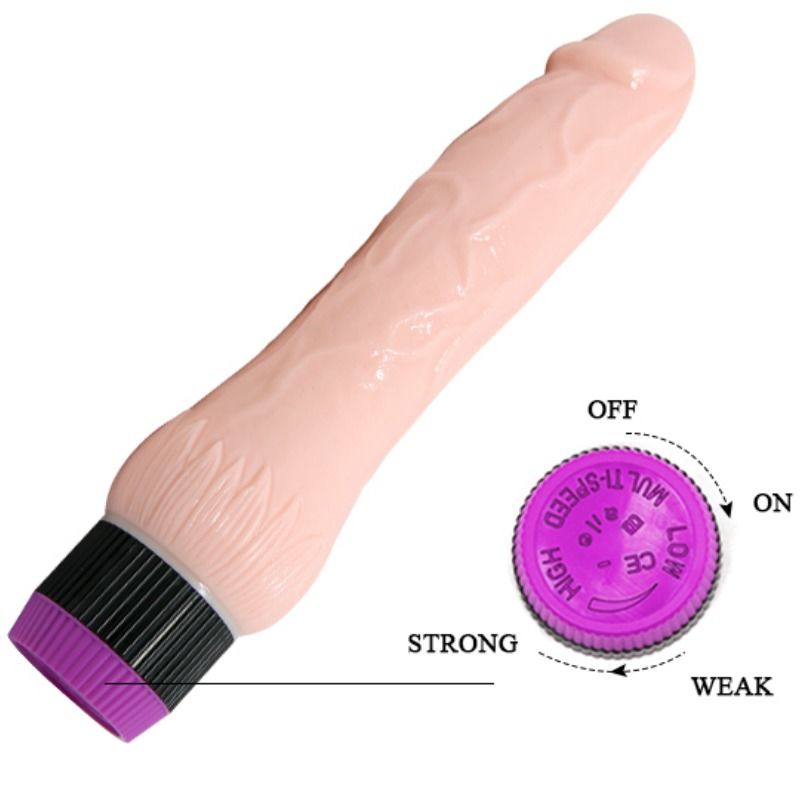 BAILE - ADOUR CLUB VIBRADOR REALISTICO BASE ANCHA 22 CM