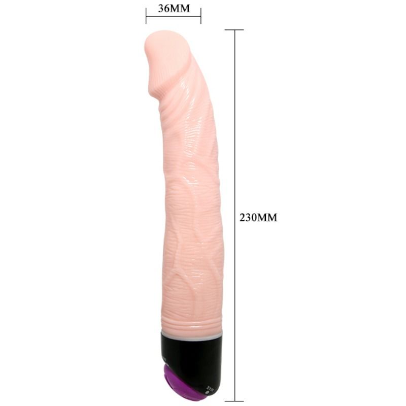 BAILE - ADOUR CLUB VIBRADOR REALISTICO 23 CM NATURAL