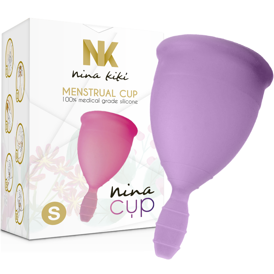 NINA KIKÍ - COPA MENSTRUAL LILA - TALLA S