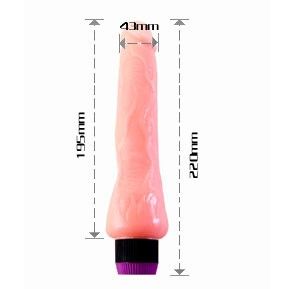 NMC TOYS - VIBRADOR REALISTICO 19.5 CM